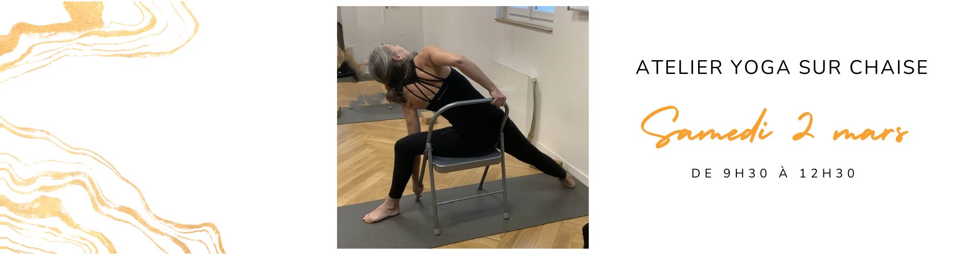 Atelier Yoga sur chaise